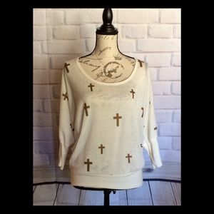 3/24  About A Girl Cross Top L